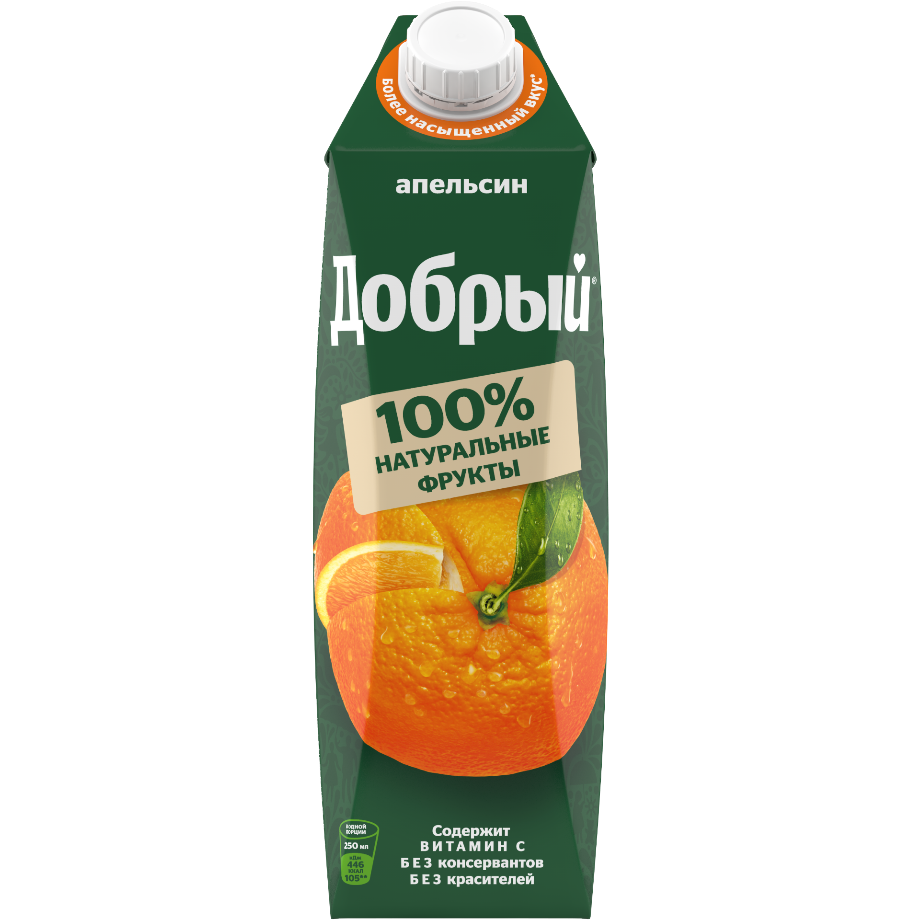 Нектар Добрый Апельсин 1л12шт Мултон (ПУ)