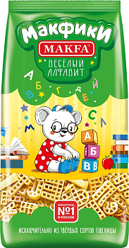 Макароны "Макфа" Макфики-Алфавит гр.А 300г/16шт Россия