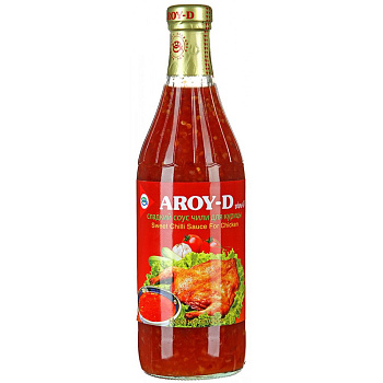 Соус "Aroy-D" Чили-сладкий для Курицы (ст/б) 920г/12шт Тайланд