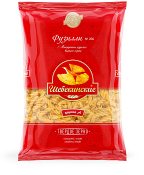 Макароны "Шебекинские" №266 Фузили гр.А в/с 450г/28шт Россия**