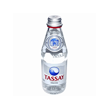Вода питьевая "Tassay" негазированная (ст/бут) 0,25л/12шт