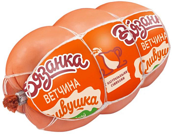 Ветчина вареная "с Индейкой" Сливушка "Вязанка" 300г/1шт "Стародворские колбасы"