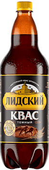 Квас "Лидский" Темный (пэт) 1,5л/6шт Беларусь (П/У)