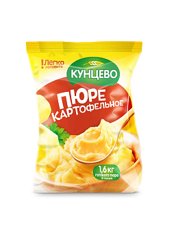 Картофельное пюре "Кунцево" (пакет) 240г/18шт Россия