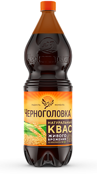 Квас "Черноголовка" Живого брожения (пэт) 1,5л/6шт Россия (П/У)