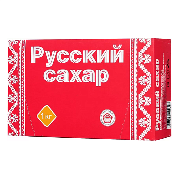 Сахар рафинад "Русский" Гост 1кг/20шт "Ника" Россия