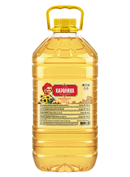 Масло подсолнечное "Каролина" рафинир/дез.Гост 1/с 5л/3шт Россия