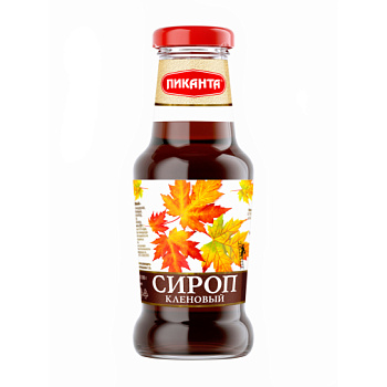 Сироп Кленовый (ст/тв) 300г/6шт "Пиканта"