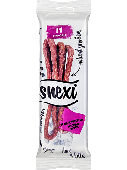 Колбаски "SNEXI" классические варено-копченые (газ/уп) 75г/1шт "Микоян"