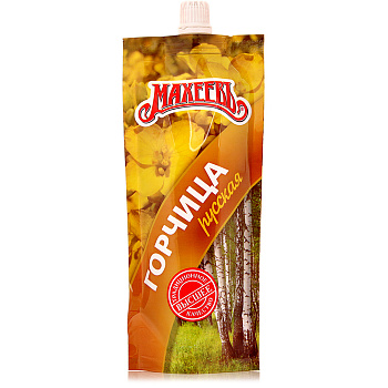 Горчица "Махеевъ" Русская (с дозат) 140г/18шт Россия