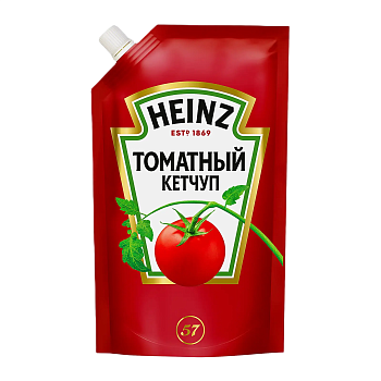 Кетчуп "Хайнц" Томатный (дой-пак) 320г/16шт Россия