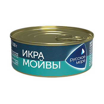 Икра Мойвы "Люкс" Оригинальная (ж/б) 100г/6шт "Русское море"