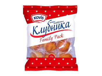 Мини маффины "Ковис" Клубника 470г/6шт "Раменский"