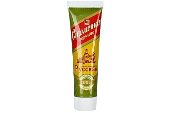 Горчица Русская (тюбик) 100г/12шт "Столичная"