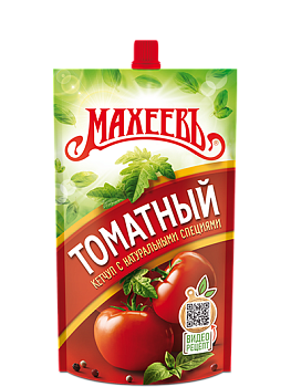 Кетчуп "Махеевъ" Томатный Гост (дой/пак) 300г/16шт Россия
